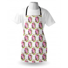 Buds Violet Pansies Apron