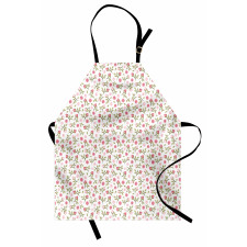 Top View Roses and Buds Apron