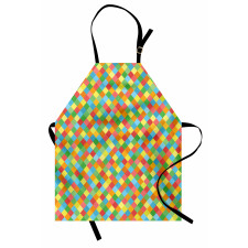 Diamond Form Diagonal Mesh Apron