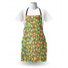 Diamond Form Diagonal Mesh Apron