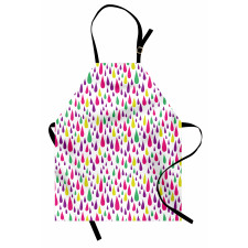 Multicolor Raindrops Apron