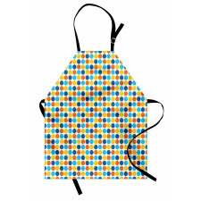 Geometric Retro Style Apron