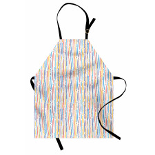 Colorful Stripes Lines Apron