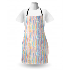 Colorful Stripes Lines Apron