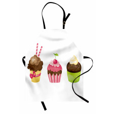 Puffy Party Cupcakes Apron