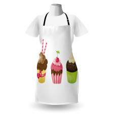 Puffy Party Cupcakes Apron