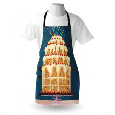 Crumb Coated Party Cake Apron