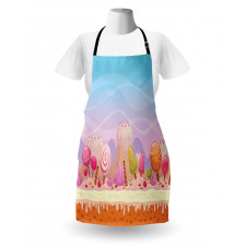 Fanciful Candy Road Apron