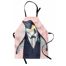 Funny Gentleman Penguin Apron