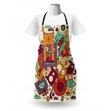 Absurd Doodle Apron