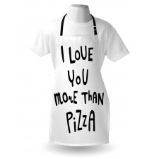 Love You More Than Pizza Apron