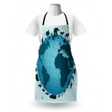 Animal Diversity World Apron