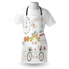 Flowers Wedding Concept Apron