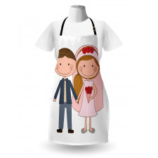 Newlywed Couple Apron