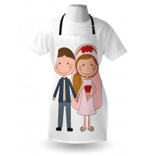 Newlywed Couple Apron