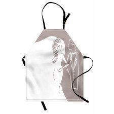 Wedding Invitation Apron