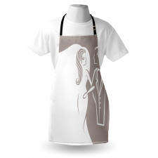 Wedding Invitation Apron