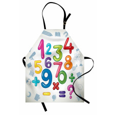 Math Signs Education Apron