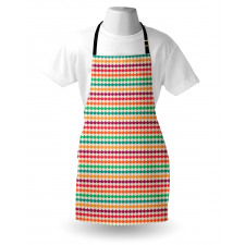 Stripy Vivid Waves Apron