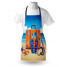 3D Travel Suitcase Apron