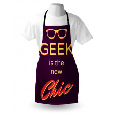Typography Hipster Words Apron