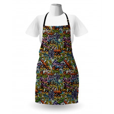 Ghetto Grafitti Spray Apron