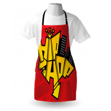 Funky Urban Skyline Apron