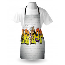 Funky Underground Font Apron