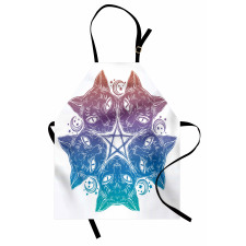 Cats Mandala Design Apron