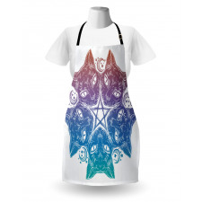 Cats Mandala Design Apron