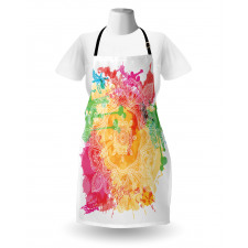 Outline Flower Apron