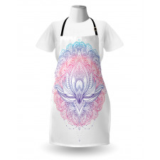 Abstract Lotus Apron