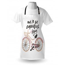 Bicyclend Words Apron