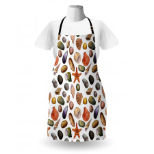 Watercolor Sea Elements Apron