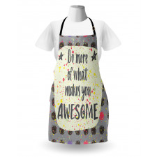 Hand Lettering Sign Apron
