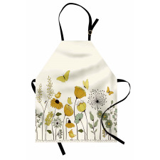 Dot Winged Butterflies Apron