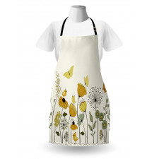 Dot Winged Butterflies Apron