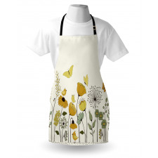 Dot Winged Butterflies Apron