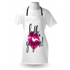 Pink Lipstick Apron