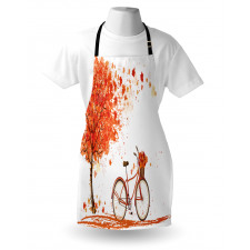 Watercolor Fall Season Apron