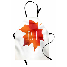 Low Poly Maple Leaf Apron