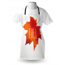 Low Poly Maple Leaf Apron