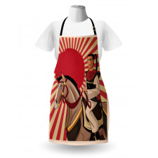 Japanese Man Horse Apron