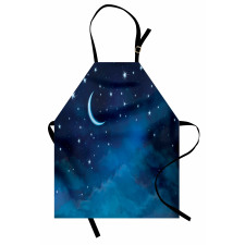 Watercolor Night Sky Apron