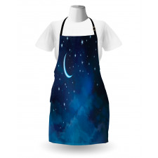 Watercolor Night Sky Apron