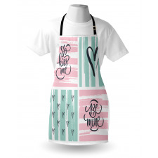 Valentines Day Words Apron