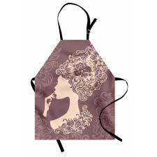 Flower Hairstyle Apron