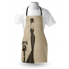 Female Model Call Apron