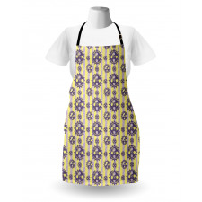 Graphic Wheel Pattern Apron