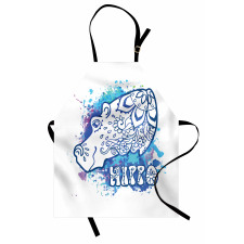 Bohemian Hippie Print Apron